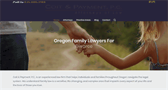 Desktop Screenshot of familylaweugene.com