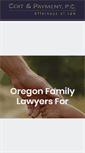 Mobile Screenshot of familylaweugene.com